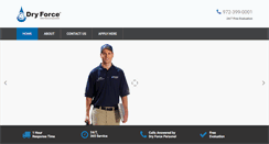 Desktop Screenshot of dryforcedfw.com